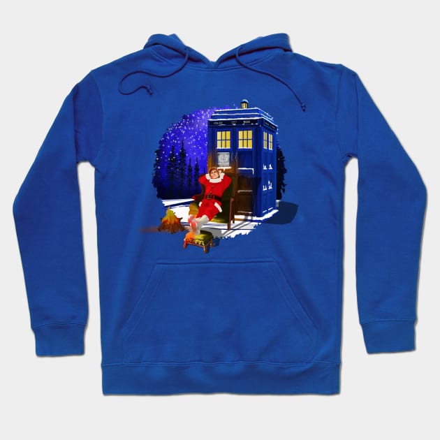 10th Doctor Relax before Christmas Hoodie by Dezigner007